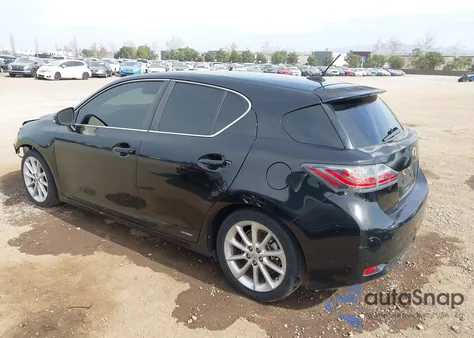 2011 Lexus Ct 200H Premium from USA, damaged, VIN JTHKD5BH5B2040657